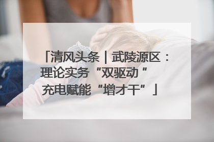 清风头条｜武陵源区：理论实务“双驱动 ” 充电赋能“增才干”