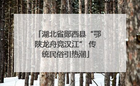 湖北省郧西县“鄂陕龙舟竞汉江” 传统民俗引热潮