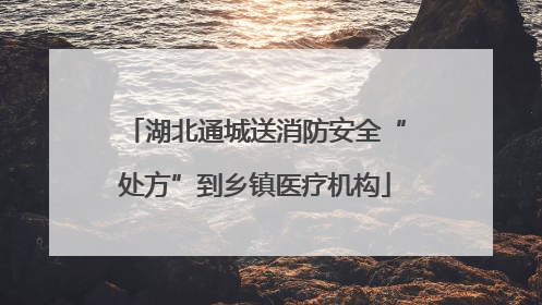 湖北通城送消防安全“处方”到乡镇医疗机构