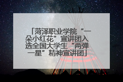 菏泽职业学院“一朵小红花”宣讲团入选全国大学生“两弹一星”精神宣讲团