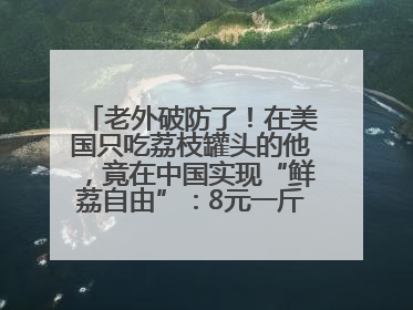 老外破防了！在美国只吃荔枝罐头的他，竟在中国实现“鲜荔自由”：8元一斤敞开吃！