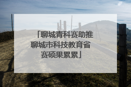 聊城青科赛助推聊城市科技教育省赛硕果累累