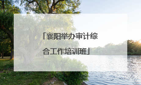 襄阳举办审计综合工作培训班