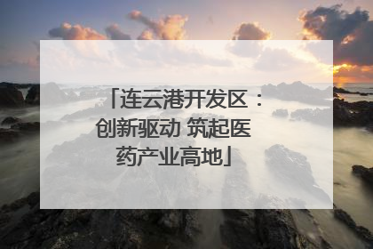 连云港开发区：创新驱动 筑起医药产业高地