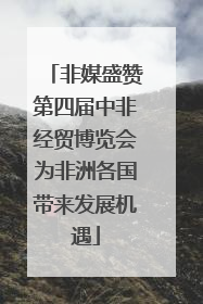 非媒盛赞第四届中非经贸博览会为非洲各国带来发展机遇