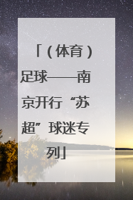 （体育）足球——南京开行“苏超”球迷专列