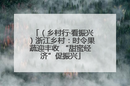 （乡村行·看振兴）浙江乡村：时令果蔬迎丰收 “甜蜜经济”促振兴