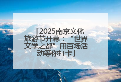 2025南京文化旅游节开幕：“世界文学之都”用百场活动等你打卡