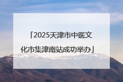 2025天津市中医文化市集津南站成功举办