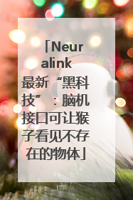 Neuralink最新“黑科技”：脑机接口可让猴子看见不存在的物体